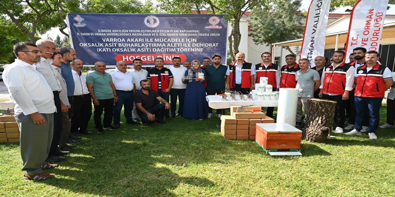 Batman'da arıcılara buharlaştırma cihazı desteği