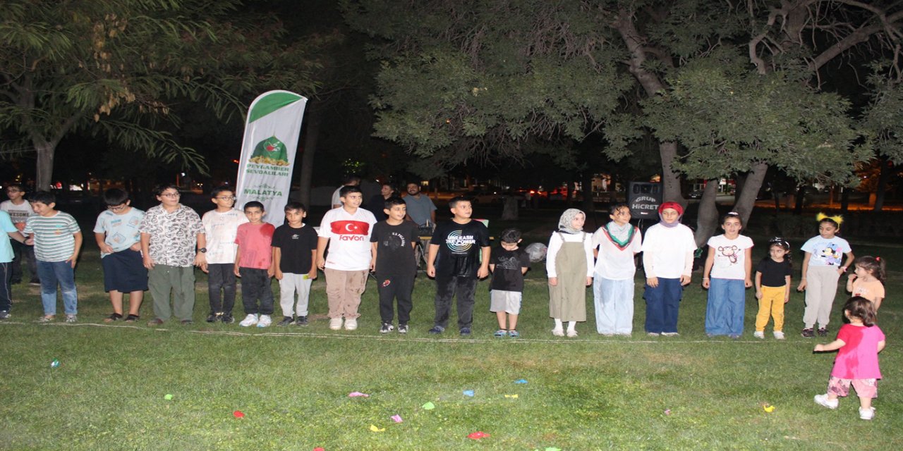 Malatya'da Peygamber Sevdalıları park buluşmaları sona erdi