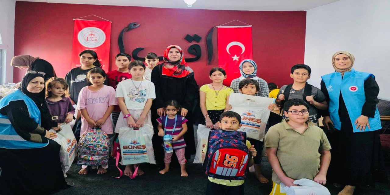 İhtiyaç sahibi çocuklara kırtasiye desteği