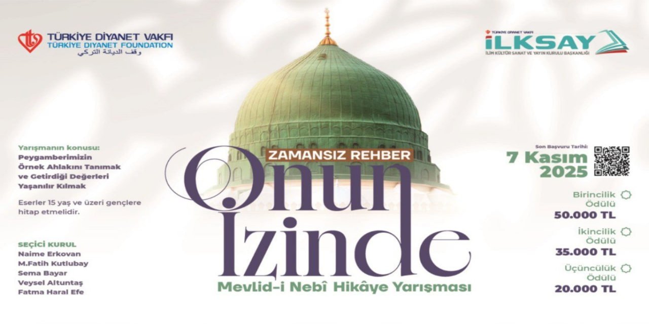 TDV’den “Zamansız Rehber: O'nun İzinde” temalı hikâye yarışması