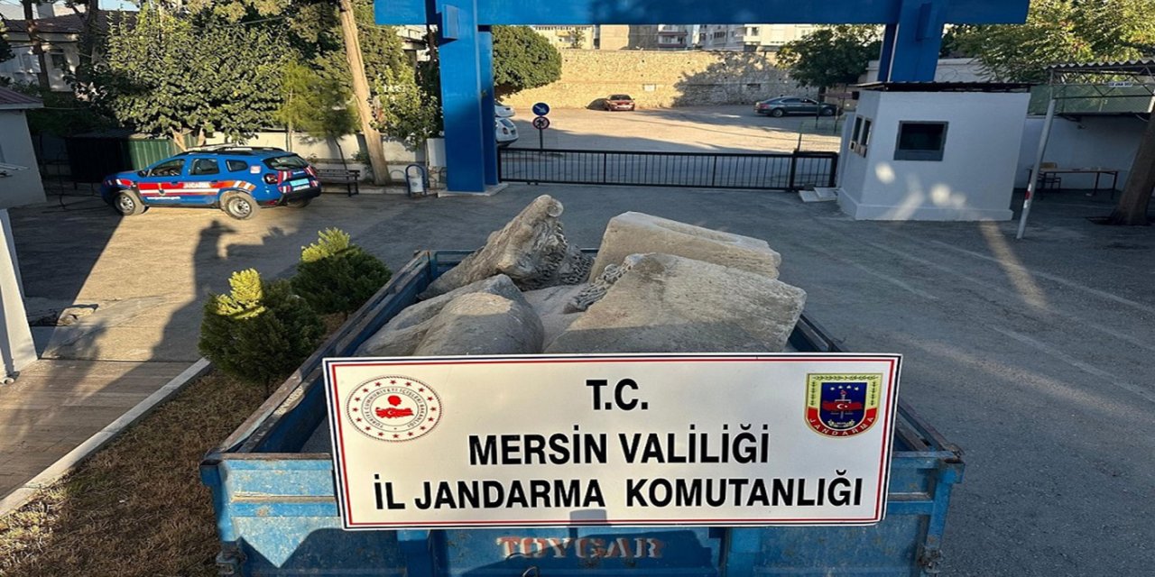 Mersin’de tarihi eser kaçakçılarına operasyon: 2 kişi gözaltında