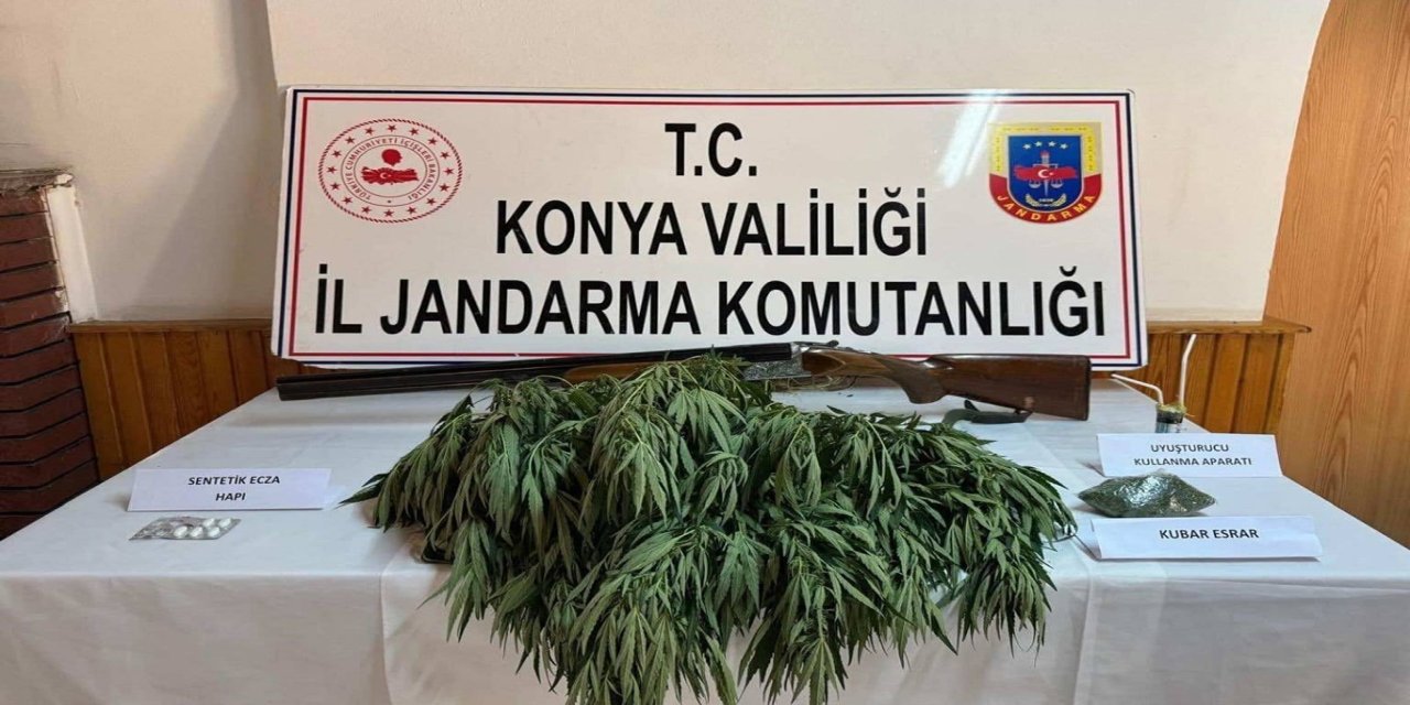 Konya’da eş zamanlı uyuşturucu operasyonları