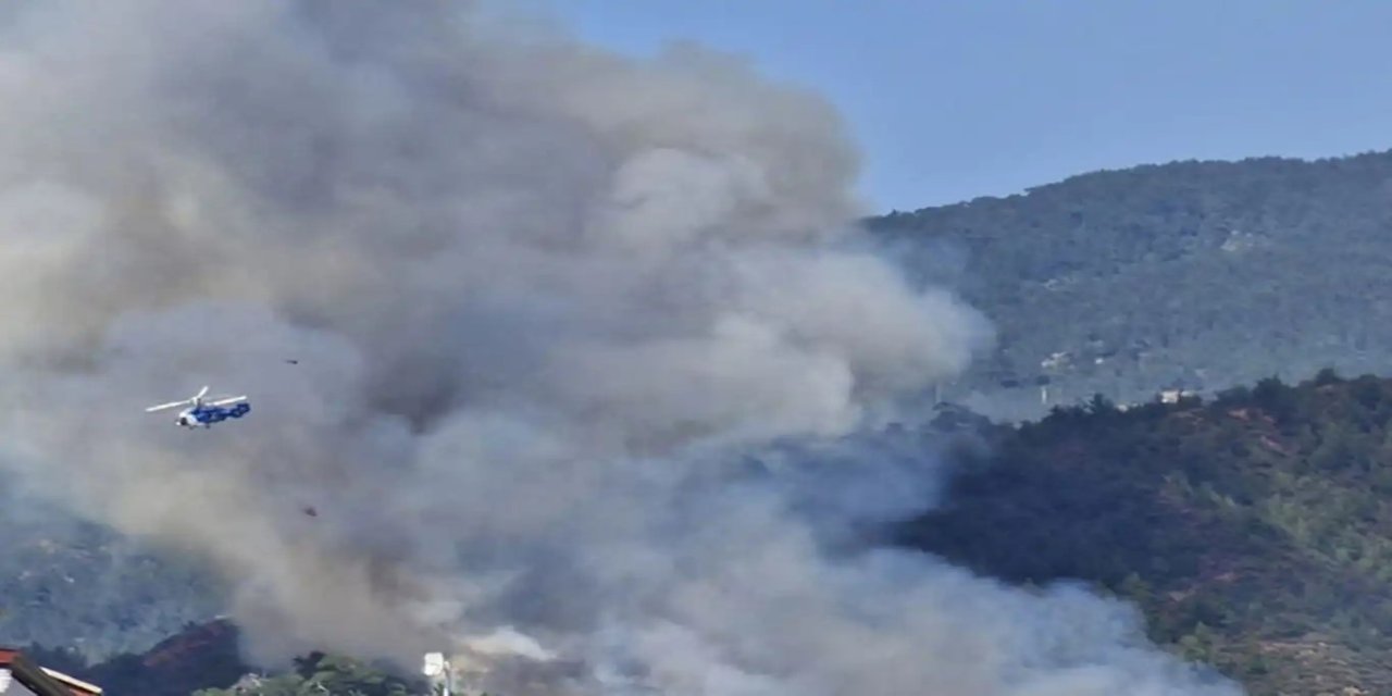 Antalya Kemer'de orman yangını