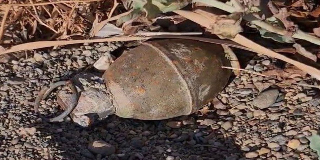 Bursa’da patlamamış el bombası bulundu