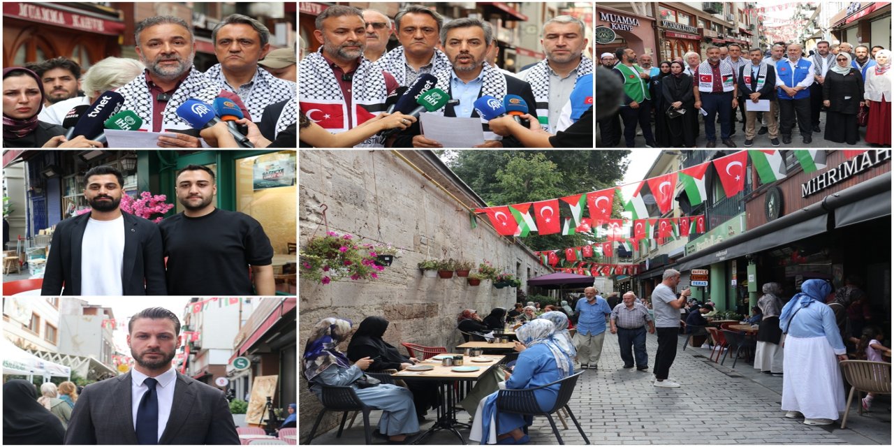 Üsküdar esnafı bir günlük gelirini Gazze'ye bağışlıyor