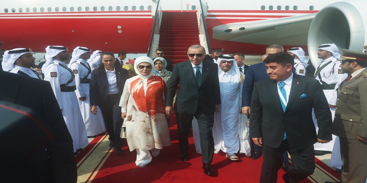 Cumhurbaşkanı Erdoğan Katar'da