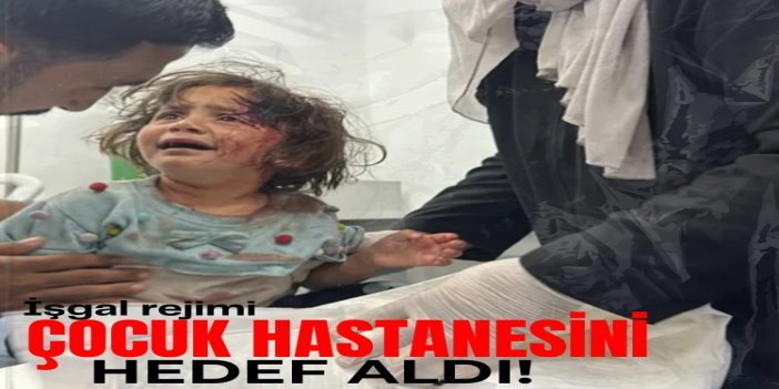 Gazze'deki çocuk hastanesine siyonist saldırı: Sağlık sistemi risk altında