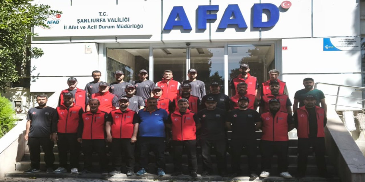 Şanlıurfa Umut Kervanı arama kurtarma eğitimini tamamladı