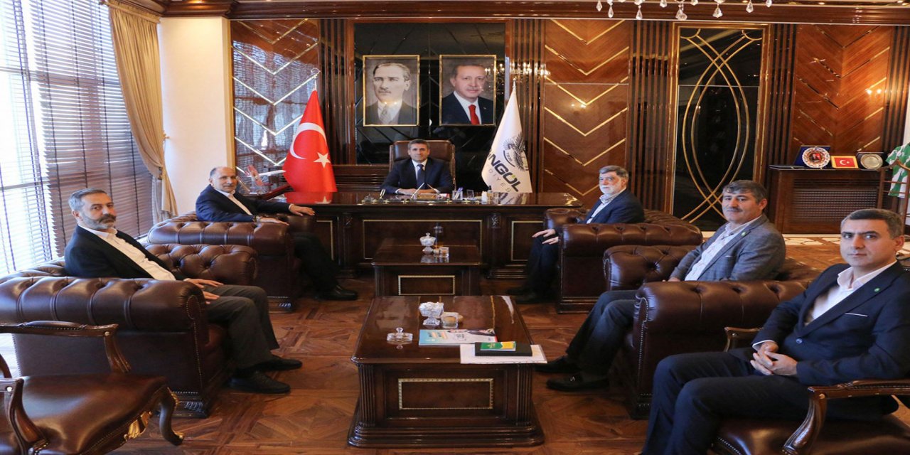 HÜDA PAR Bingöl İl Başkanı Alpaya'dan Belediye Başkanı Arıkan’a ziyaret