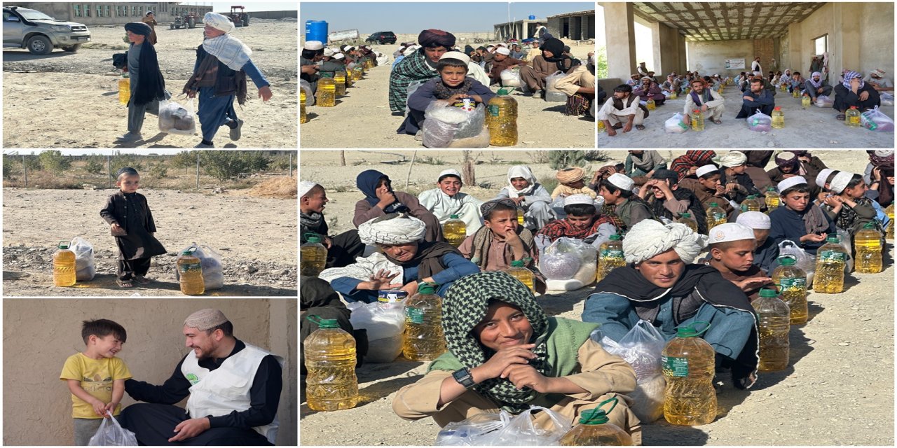 Umut Kervanı'ndan Afganistan'da gıda yardımı