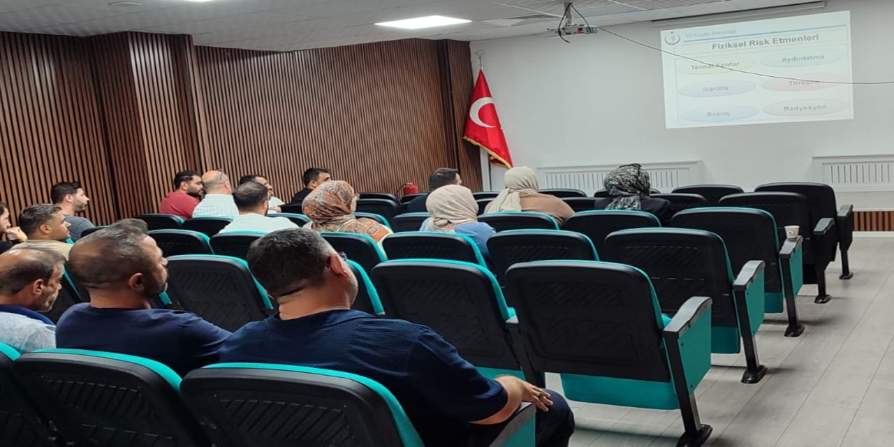 İş sağlığı ve güvenliği eğitimleri devam ediyor