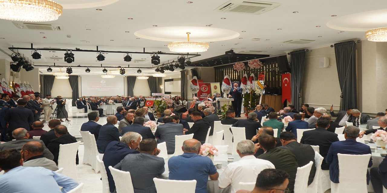 Konya’da Muhtarlar Konfederasyonu 1. Olağan Genel Kurul toplantısı yapıldı