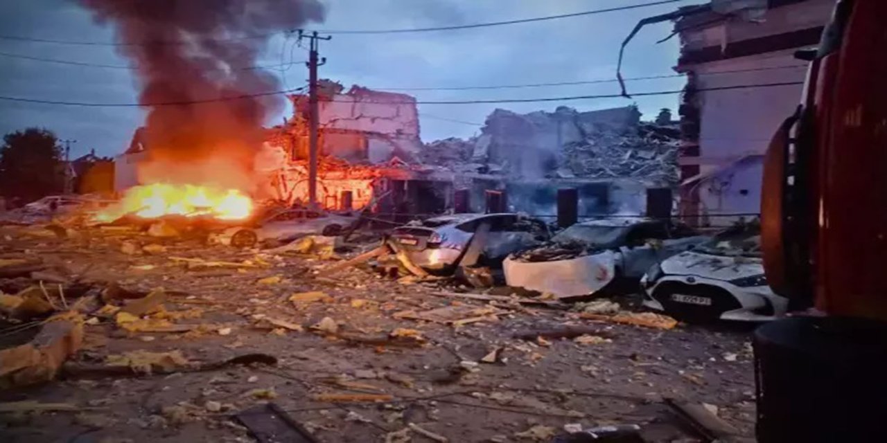 Rusya'dan Kiev'e büyük saldırı: 500 drone, 40 füze