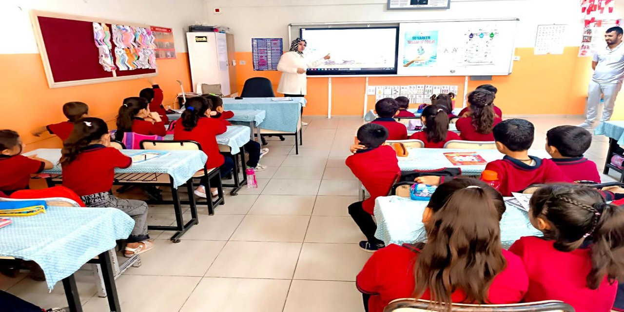 Öğrencilere su verimliliği anlatıldı