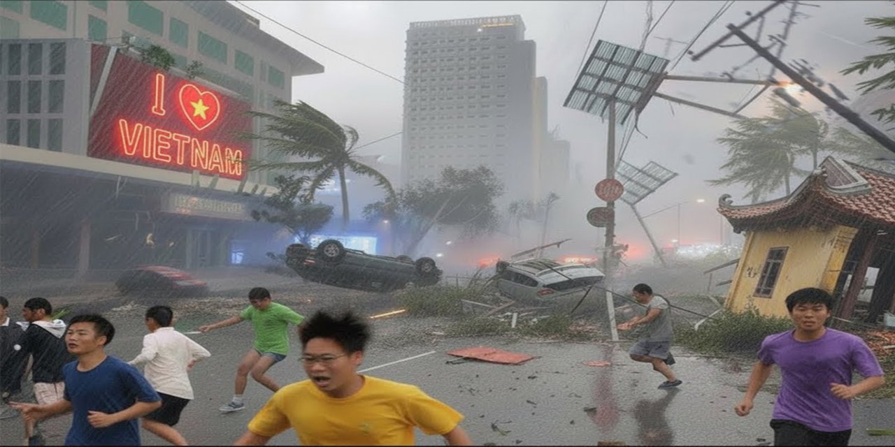 Vietnam'da Bualoi tayfunu etkili oluyor
