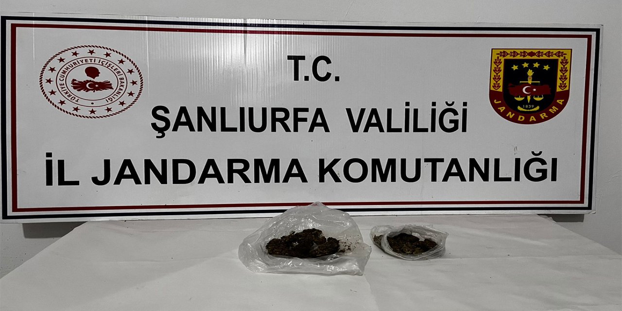 Şanlıurfa’da uyuşturucu operasyonu: 105 gram esrar ele geçirildi