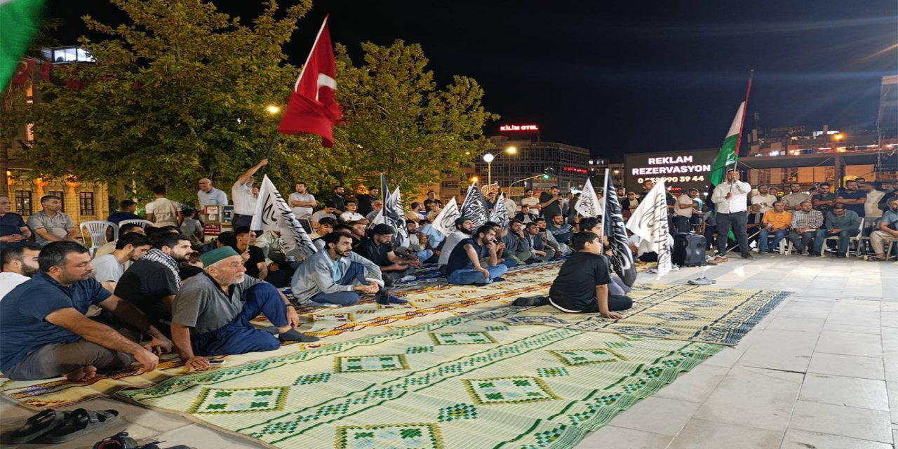 Şanlıurfa’da Sumud Filosuna destek nöbeti