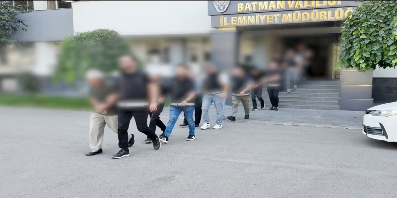 Batman'da uyuşturucu operasyonu: 11 kişi tutuklandı