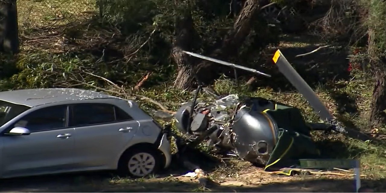 Avustralya'da helikopter düştü: Bir ölü bir yaralı