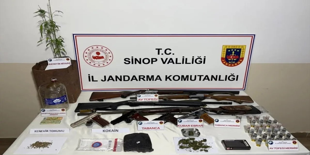 Sinop'ta uyuşturucu operasyonu: 2 gözaltı