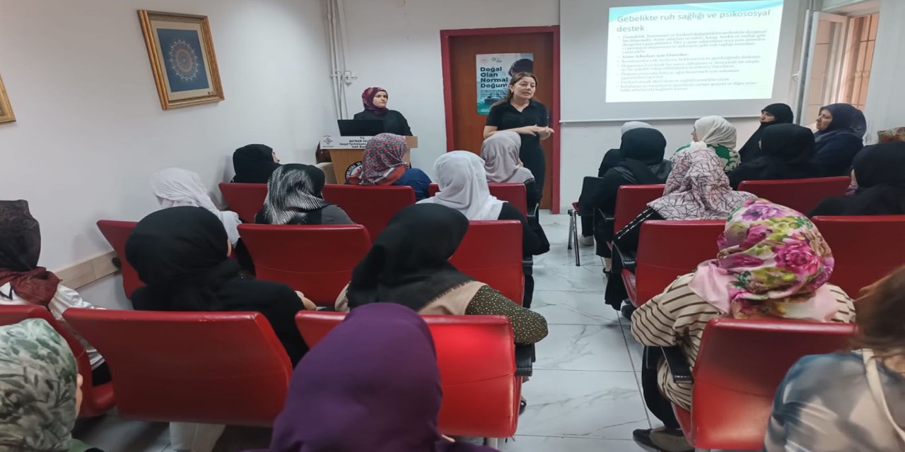 Batman'da "normal doğum planı" eğitimi