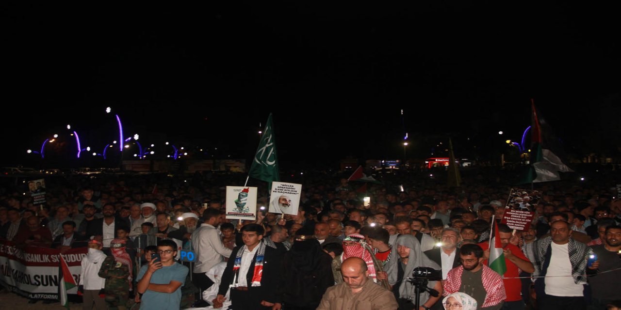 Bingöl'den direnişe destek: Aksa Tufanı, İslam ümmetinin dirilişinin başlangıcıdır