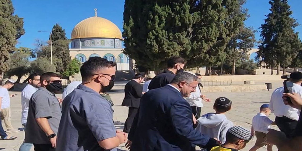 Siyonist Ben Gvir Mescid-i Aksa baskınını bizzat yönetti