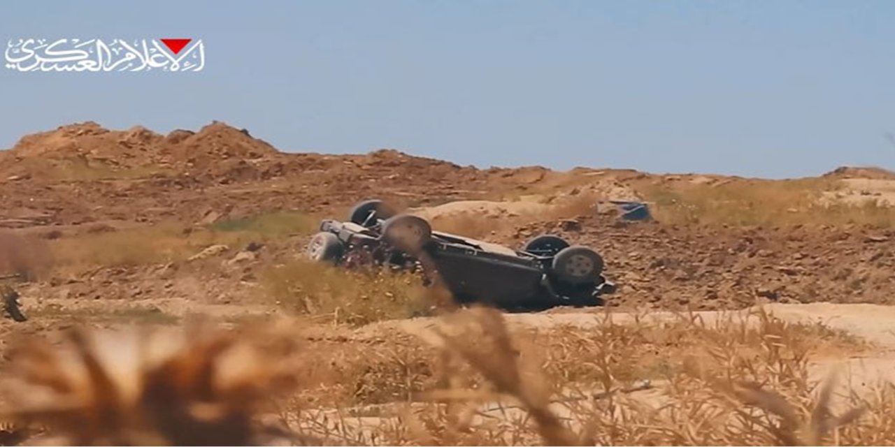 Kassam iki siyonist cipi imha etti: Ölü ve yaralılar var