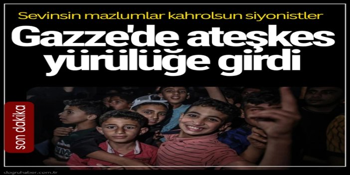 Mısır’da imzalar atıldı, ateşkes yürürlüğe girdi