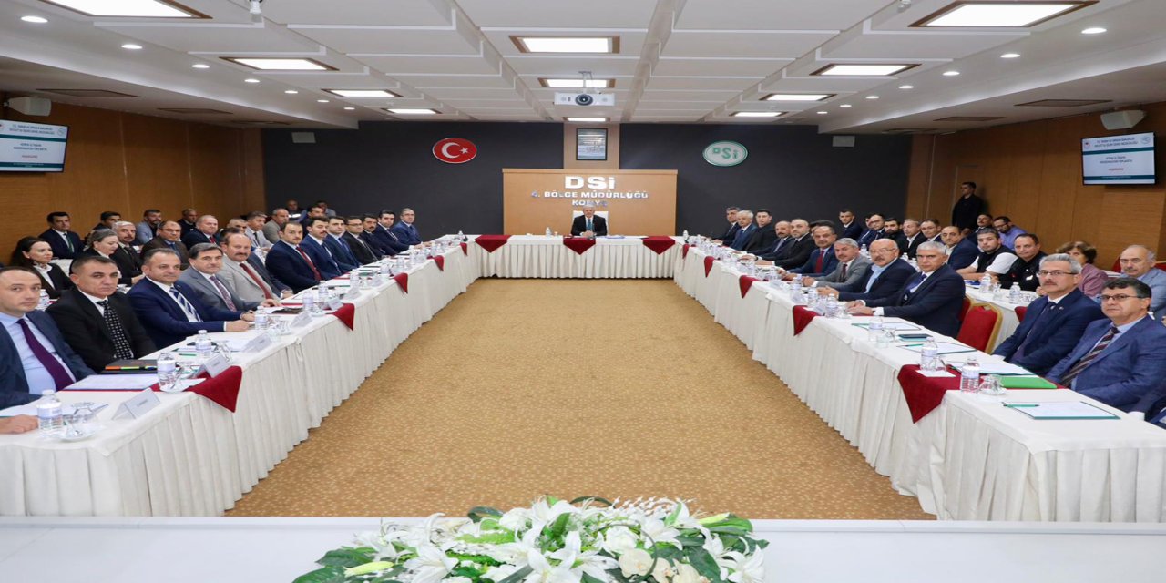 Konya’da taşkın ve sel risklerine karşı koordinasyon toplantısı yapıldı