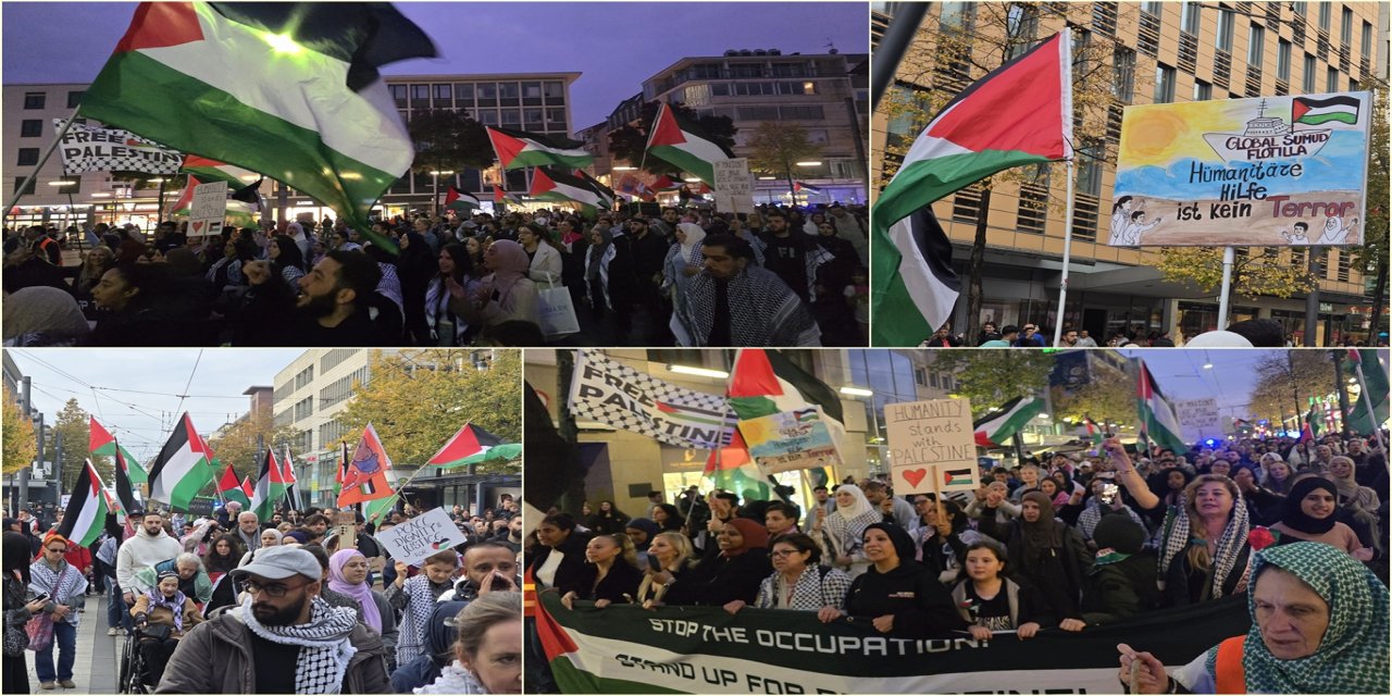 Almanya’da ateşkese rağmen Gazze'ye destek gösterileri devam ediyor