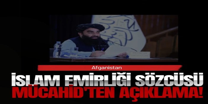 Afganistan İslam Emirliği Sözcüsü Mücahid: Bagram hava üssünü ABD'ye vermeyeceğiz