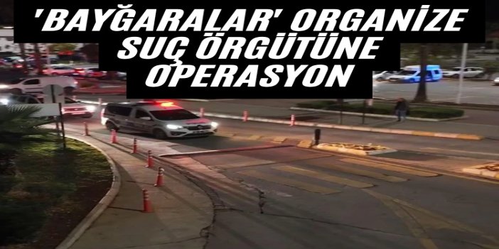 Adana merkezli 10 ilde "Bayğaralar" operasyonu: 106 gözaltı