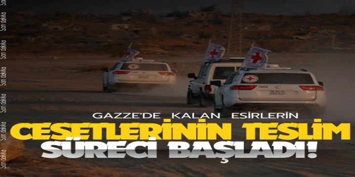 Kassam Tugayları, siyonist esirlerin yeni cenazelerini Kızılhaç'a teslim etti