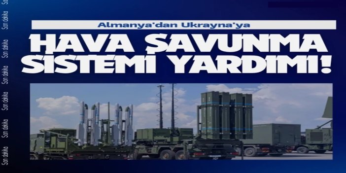 Almanya'dan Ukrayna'ya IRIS-T hava savunma sistemi yardımı