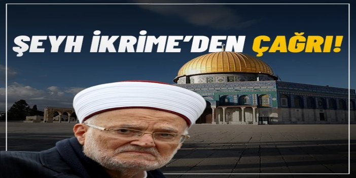Şeyh İkrime Sabri: Mescid-i Aksa'yı korumanın yolu onu yalnız bırakmamaktır