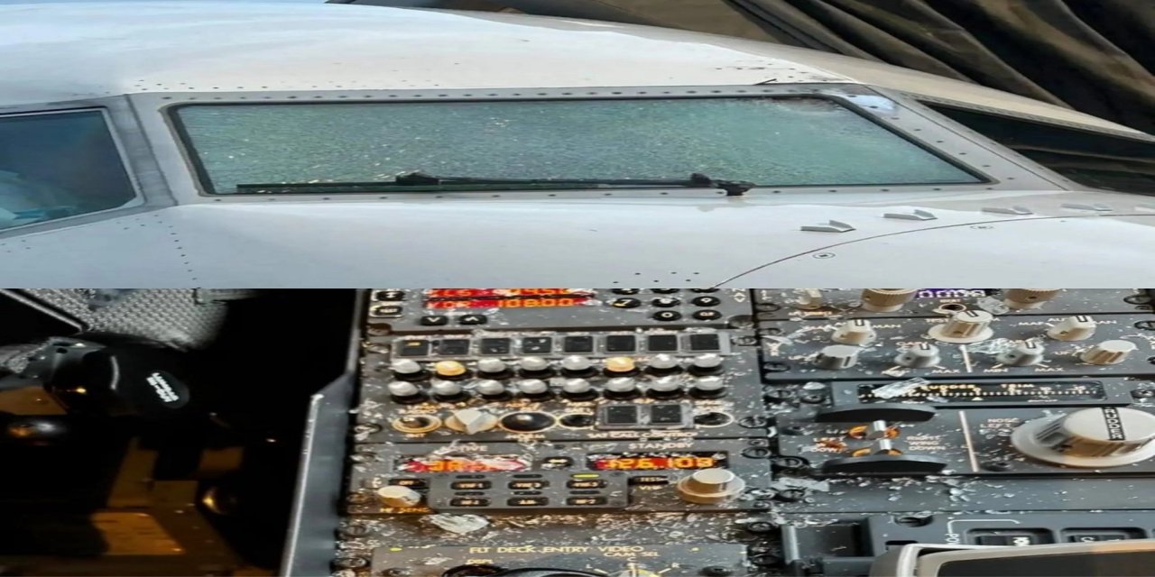 United Airlines uçağına bir cisim çarptı: Pilot “Meteor” dedi, gerçek başka çıktı