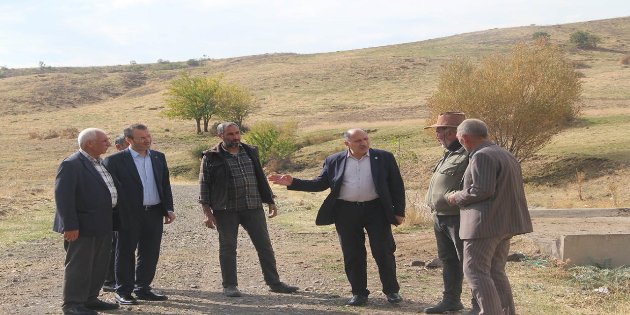 HÜDA PAR'dan TOKİ’ye devredilen mera alanları için Ormanardı köyüne ziyaret