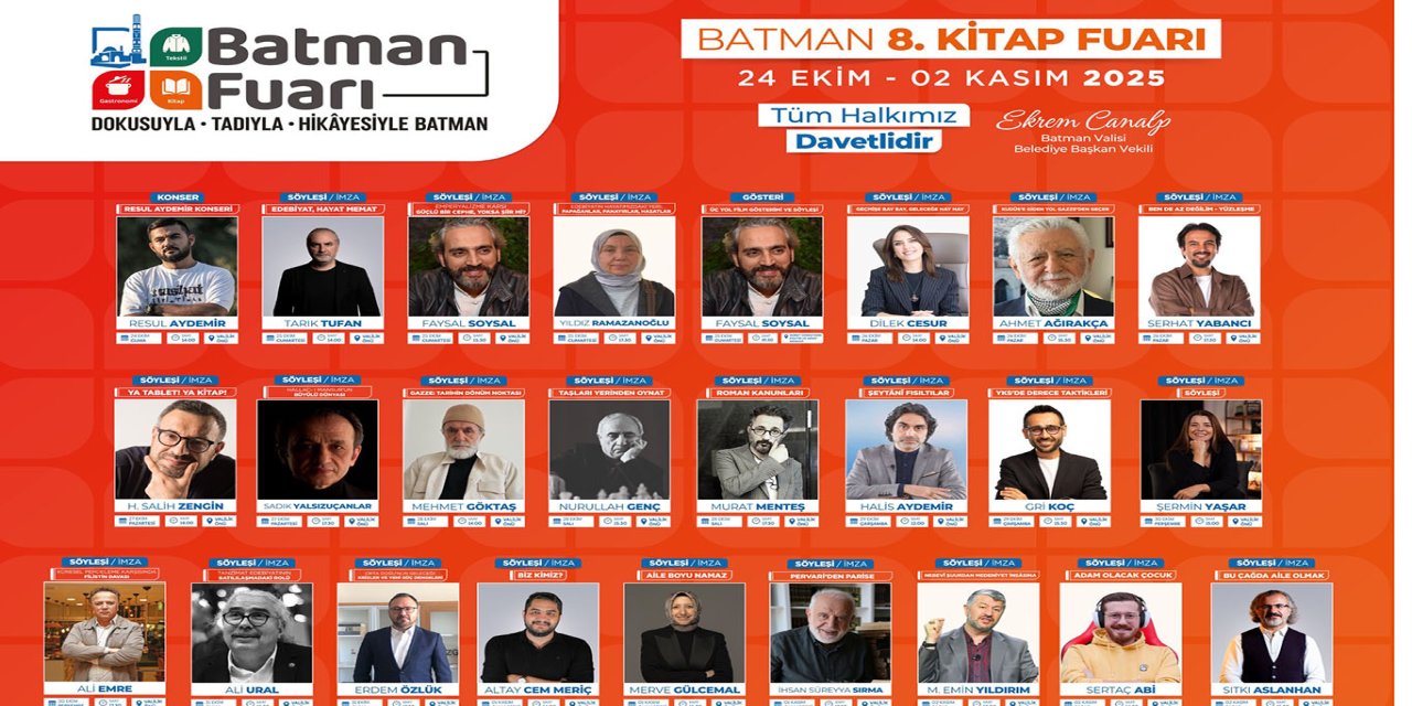 Batman'da 8'inci kitap fuarı başlıyor