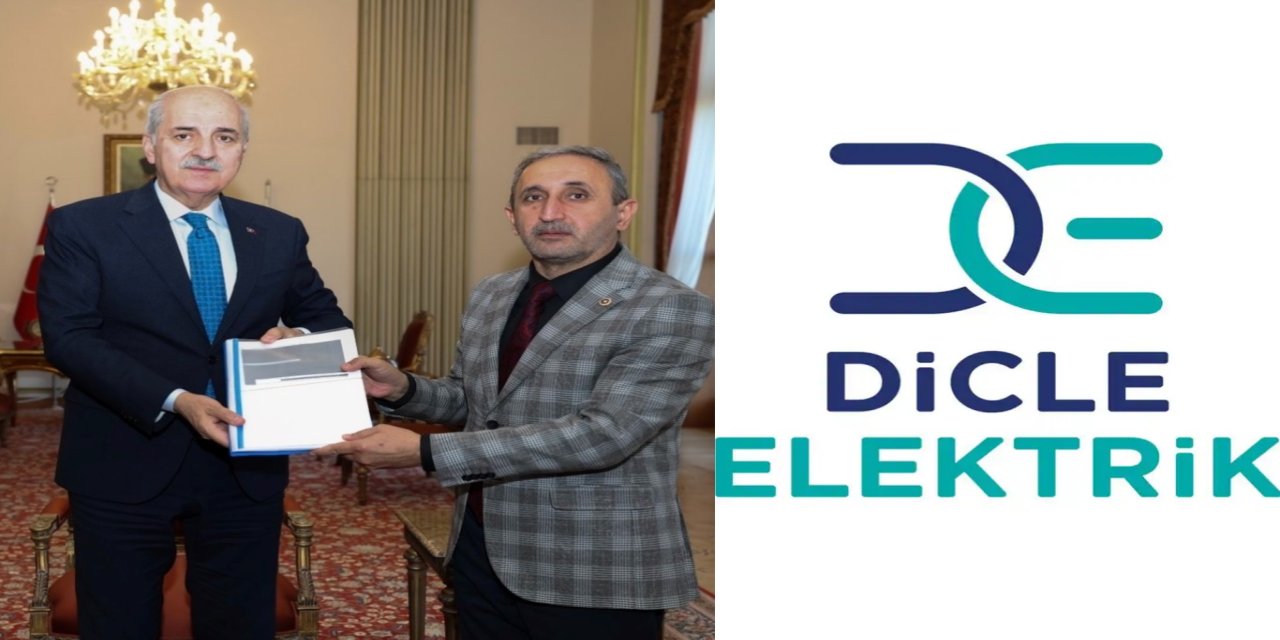 HÜDA PAR Milletvekili Demir, Dicle Elektrik'in uygulamalarına karşı toplanan imzaları Meclis Başkanı Kurtulmuş’a sundu