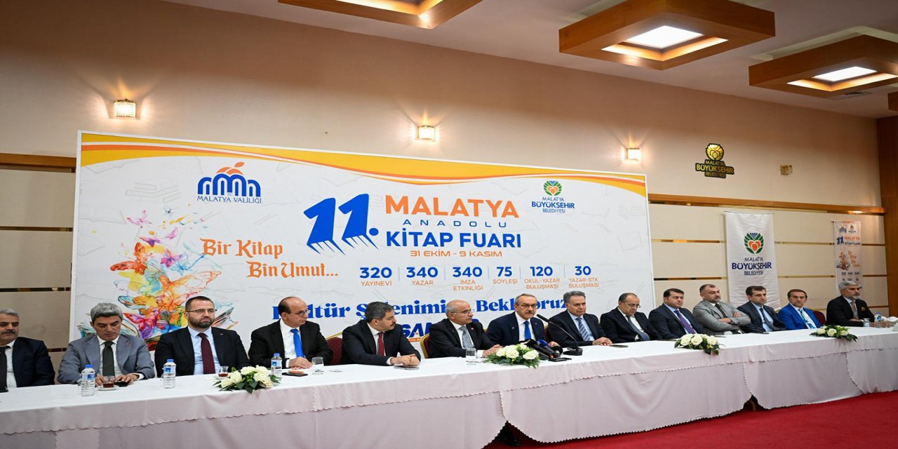 Malatya Anadolu Kitap ve Kültür Fuarı 11’inci kez kapılarını kitapseverlere açıyor