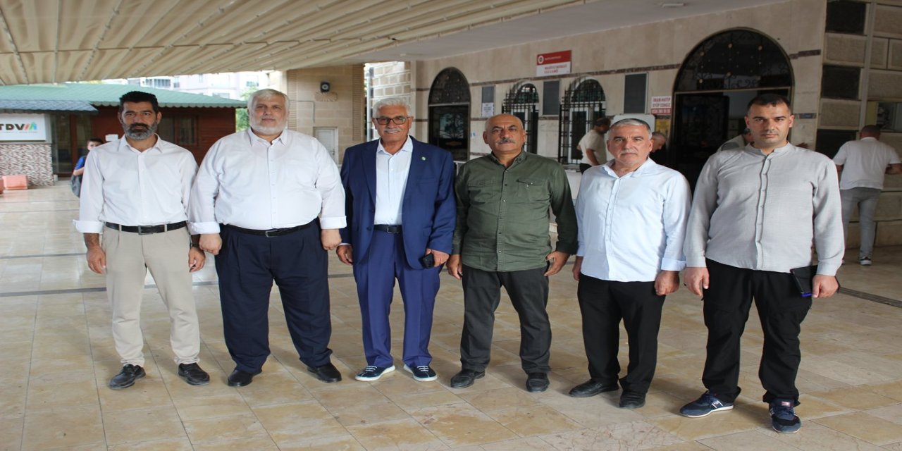 HÜDA PAR heyetinden Mezitli esnafına ziyaret