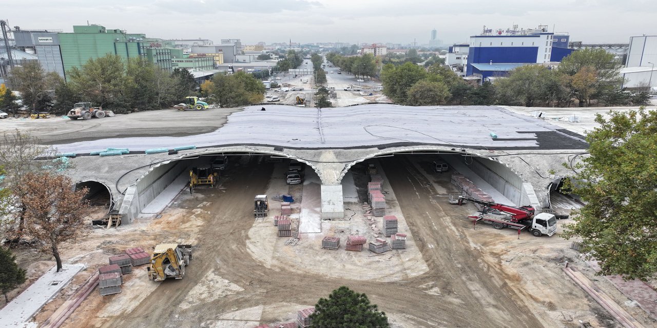 Konya'da Marangozlar Köprülü Kavşağı’nın Ankara Yolu kısmı 3 Kasım’da trafiğe açılacak