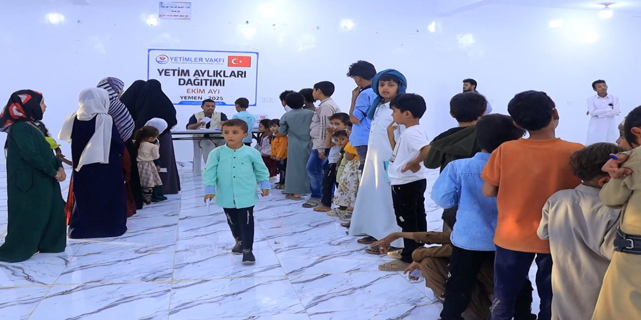 Yetimler Vakfı, Yemen'de yetimlere ekim ayı aylıklarını ulaştırdı