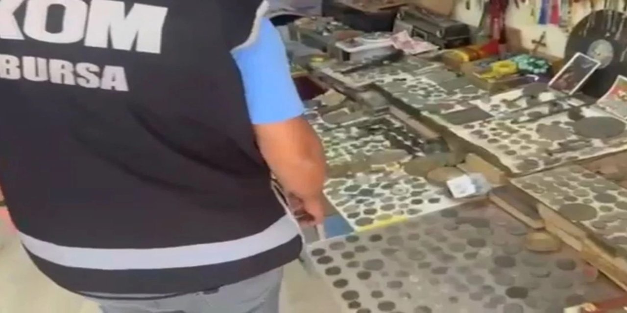 Bursa'da tarihi eser kaçakçılığı operasyonu: 1 gözaltı