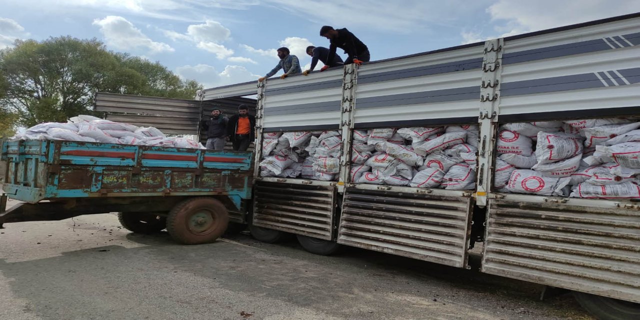 Karlıova ilçesinde kömür dağıtımı başladı