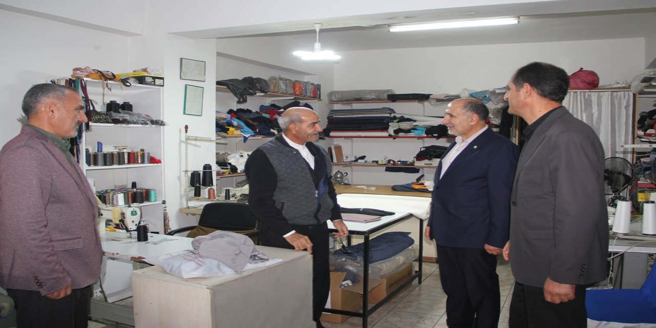 HÜDA PAR Bingöl İl Başkanı Alpaya’dan pasaj esnafına ziyaret