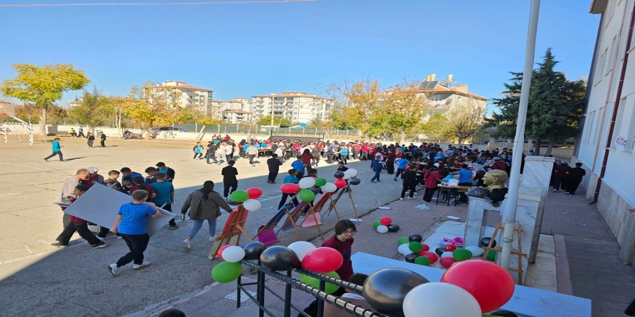 Konya’da "Bir Okul, Bin Umut" projesiyle Gazze’ye destek sürüyor