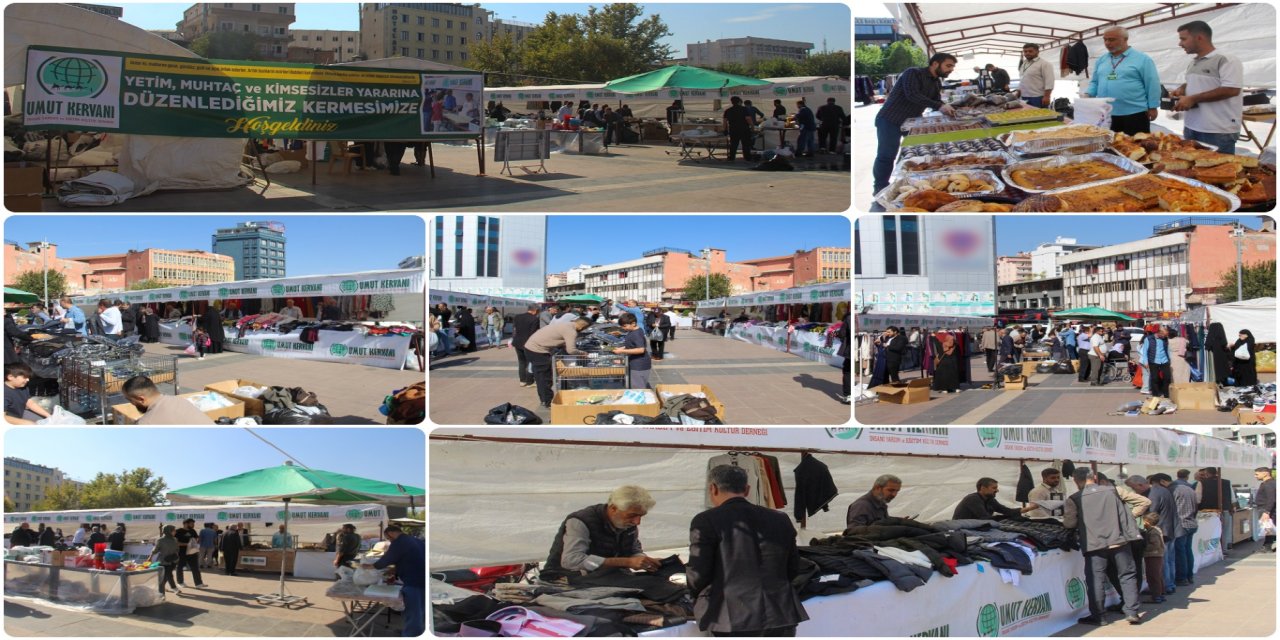 Diyarbakır'da ihtiyaç sahibi aileler yararına kurulan kermes devam ediyor
