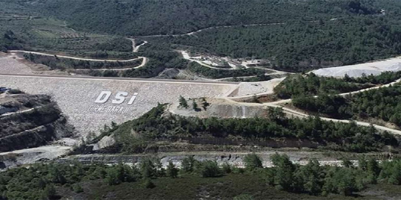 Yatağan Girme Barajı’nda su tutulmaya başlandı